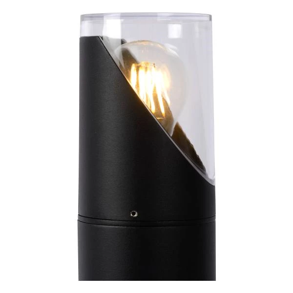 Lucide NORMAN - Bollard light - Ø 9 cm - 1xE27 - IP65 - Black - detail 2